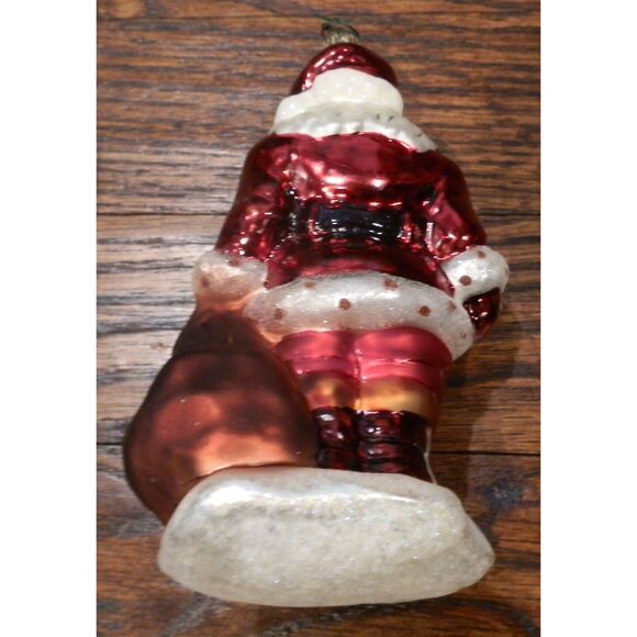 Christopher Radko Santa on the Look Out Ornament w/Box - Picture 3 of 3
